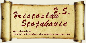 Hristoslav Stojaković vizit kartica